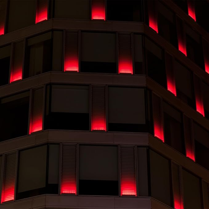 LED Wall Washer Light with RF Remote 7200LM Brightness Dimmable RGBW LED Bar Light AC120V 20 Waterproof Color Changing Linear Wall Washing Lamp for Outdoor &amp Indoor Lighting Projects