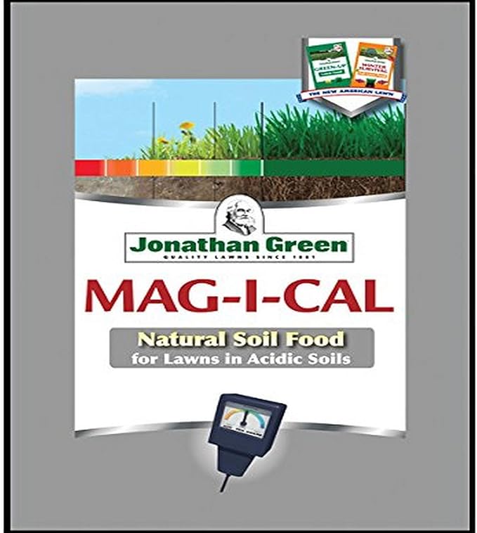 Jonathan Green &amp Sons 11353 Mag-I-Cal Natural Food for Lawns in Acidic Soils 5000 sq ft One Bag (1-Pack) 11353-1