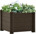 Garden Raised BedGarden PlantersGarden CenterpiecesGarden BedsRaised Beds for Growing FlowersHerbs and FruitsPP Mocha 16.9x16.9x13.8