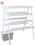 Hydroponics Growing SystemHydroponics Growing System 4 Layer Food-Grade PVC-U Pipe for Planting Leaf Vegetables for Home Kitchen Gardening