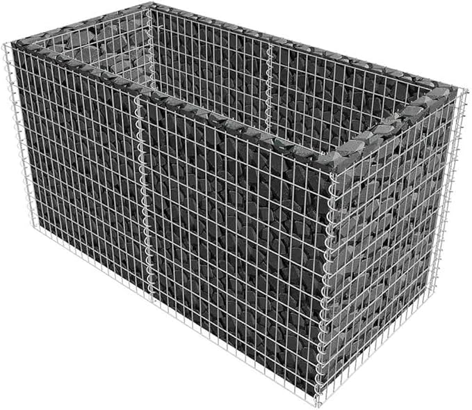 Galvanized Steel Raised Garden Bed 70.9x35.4x39.4 Inch Silver Rectangular Planter Box for Outdoor Plants Durable Metal Garden Bed for Flowers Vegetables
