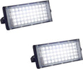 2PCS Outdoor Landscape Lights - IP66 Waterproof Rotation Spot Light 220V RGB Lawn Ground LED Floodlight Bright Security Light ColoredWhite