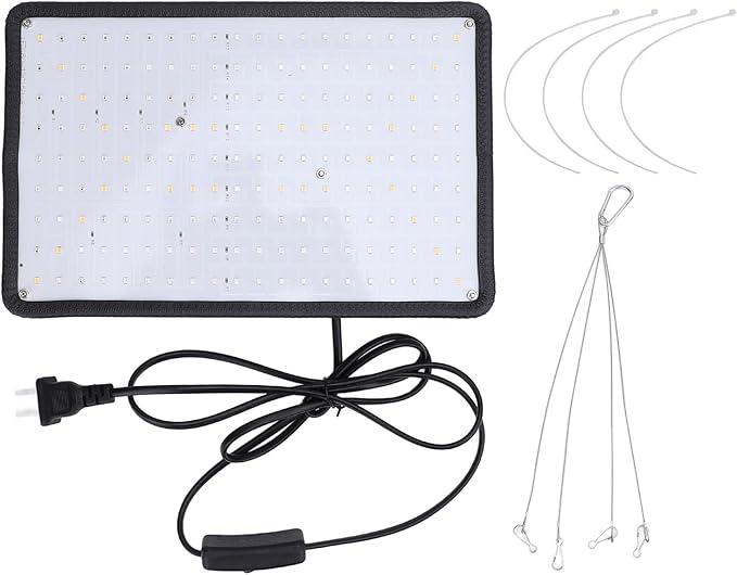 SUNGOOYUE LED Grow Light Panel 180 LEDs Full Spectrum Plant Growing Lamp Safe and Easy to Install for Flowers Vegetables