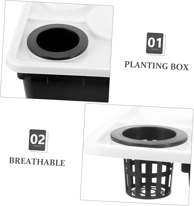 balacoo Greenhouse Soilless Cultivation Bucket for Hydroponic Plants Balcony Indoor Garden Hotel Use