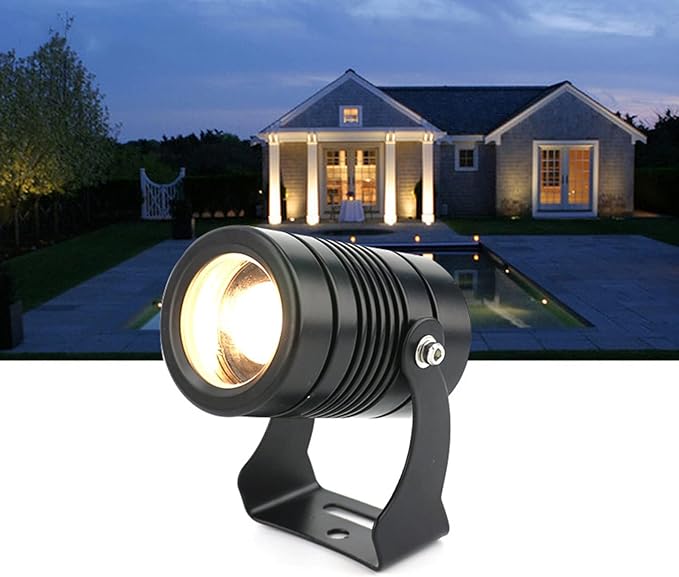 LED Spotlights 180° Rotation Beam Light Outdoor Spotlight IP65 Waterproof Landscape Lights for Garden Path Lawn Walkway Flood Lights