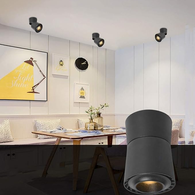 Spotlight Recessed Mounted Small Focused 3w/7/12 Round No Strobe Downlight Led Light