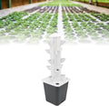 Cuifati 15 Holes Vertical Hydroponic Tower Space Saving Grow Kit for Home School Effortlessly Grow Vegetables Suitable for Beginners Students Plant Growers and Experienced (US Plug)
