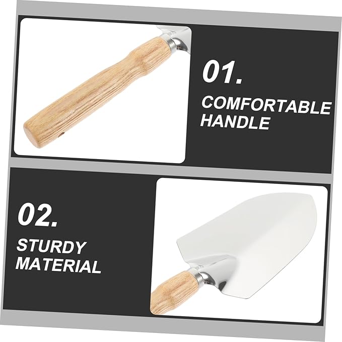3sets Garden Tools Gardening Tools Set Rake Trowel for Efficient Planting Comfortable Grip for Soil Loosening and Weeding for and Vegetable Planting