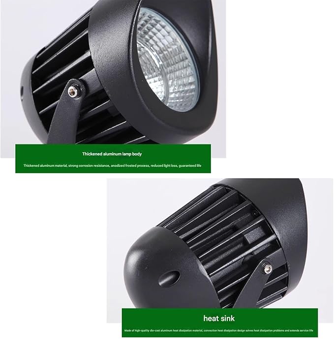 Outdoor Spotlights - LED Floodlights Spotlight Led Beam Light IP65 Waterproof LED Tree Lights COB Garden Villa Courtyard Lawn Lights Park Exterior Wall Landscape Lights(Warm White30W(12V-24V))