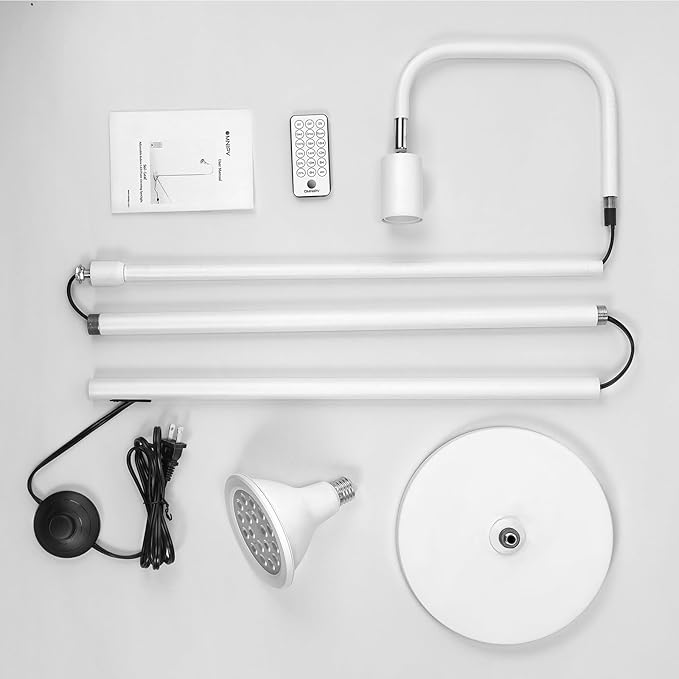 Sol-Leaf Premium LED Grow Lights: Adjustable Full Spectrum Remote Control Auto On/Off Timer Dimmable Swivel Head Height Extendable Stand - Ideal for Indoor Flower Growth Birthday Gift.
