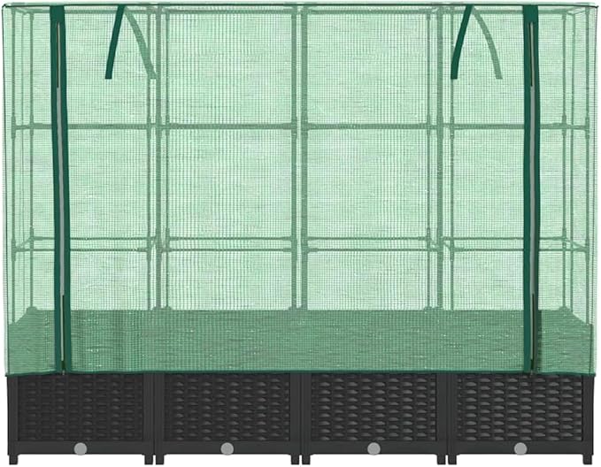 YAFF Raised Bed Black Green Polypropylene (PP) Polyethylene (PE) IronLawn &amp GardenGardeningPots &amp Planters4015816