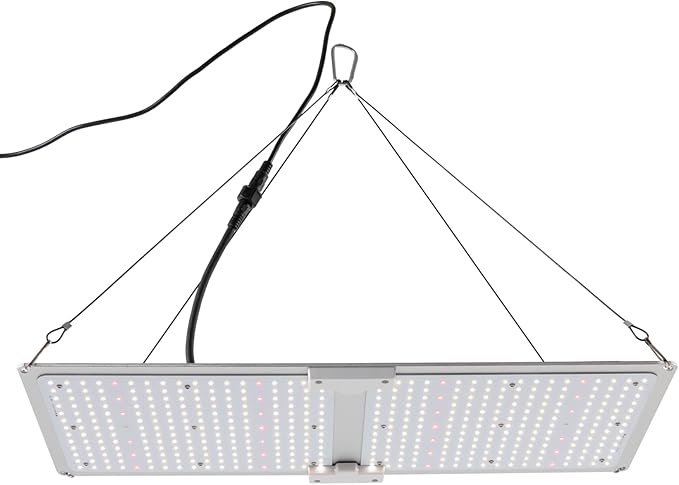 LED Grow Light 220W Full Spectrum LM301B Diodes and Driver Hanging Indoor Grow Lamp for Plants Veg to Flower Bloom Dimmable &amp Daisy Chain Grow Tent