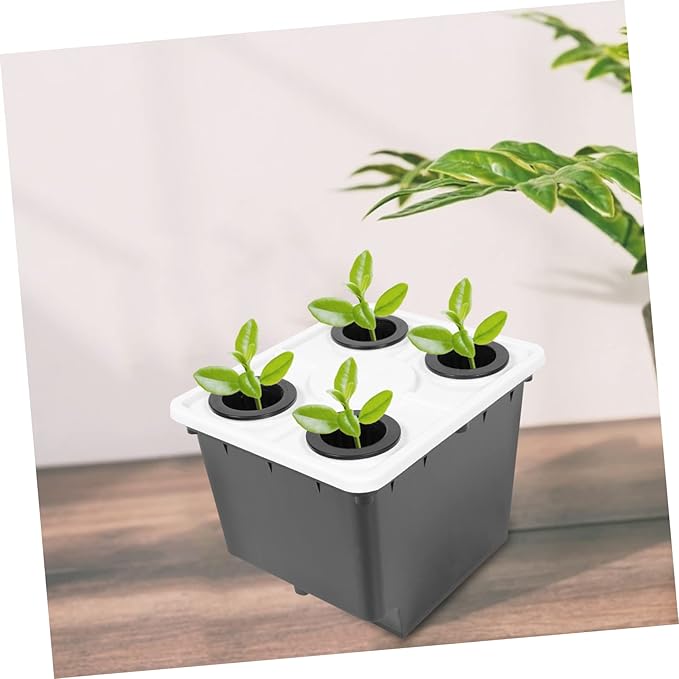 Happyyami Hydroponic Bucket Herb Growing Kit Indoor Hydroponic Systems for Greenhouse