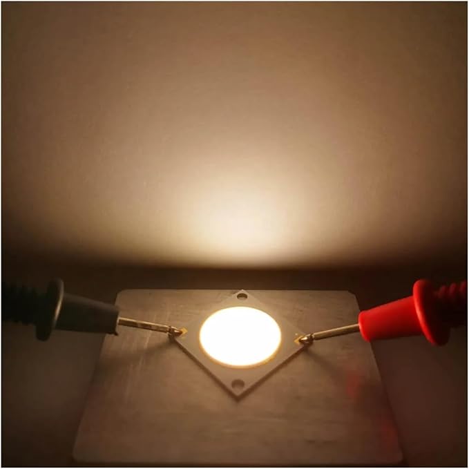 1pcs LED COB Chip Bridgelux Crystal 28 * 28mm Ra90 48W/72W/96W DC36-39V High Lumen Plant Growth Light Home Lighting for Spotlights(Natural White 4000K96W DC36-39V)