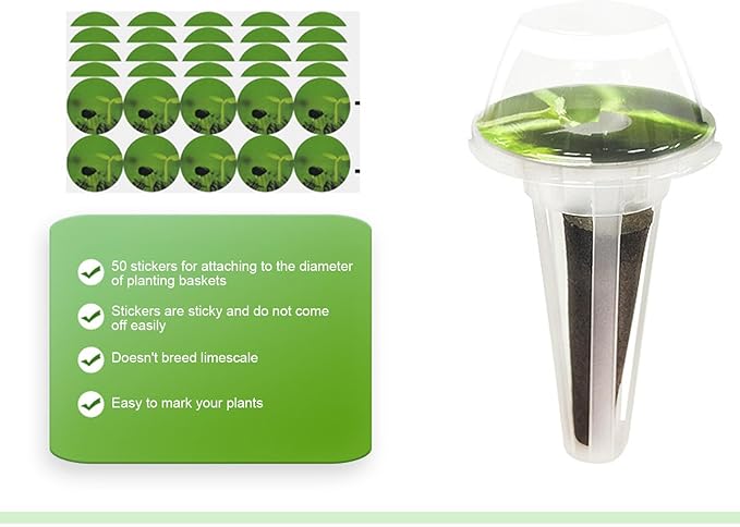 Hydroponic Plant Food Set Hydroponic Pods Kit Indoor Hydroponics Grow Anything Kit for Strawberries Basil Broccoli and More