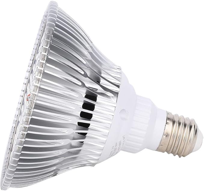 Pssopp Full Spectrum Grow Lamp Aluminum 100W Plant Light for Indoor Plants 150 LED with E27 Socket for Efficient Growth