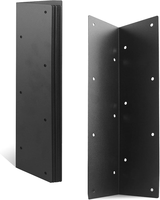 Set of 8 Raised Garden Bed Corner Brackets with Screws for 20-24 Bed Rust Resistant Raised Bed Corners and Metal connectors 11 x 3 x 3 for Garden Vegetable Planter