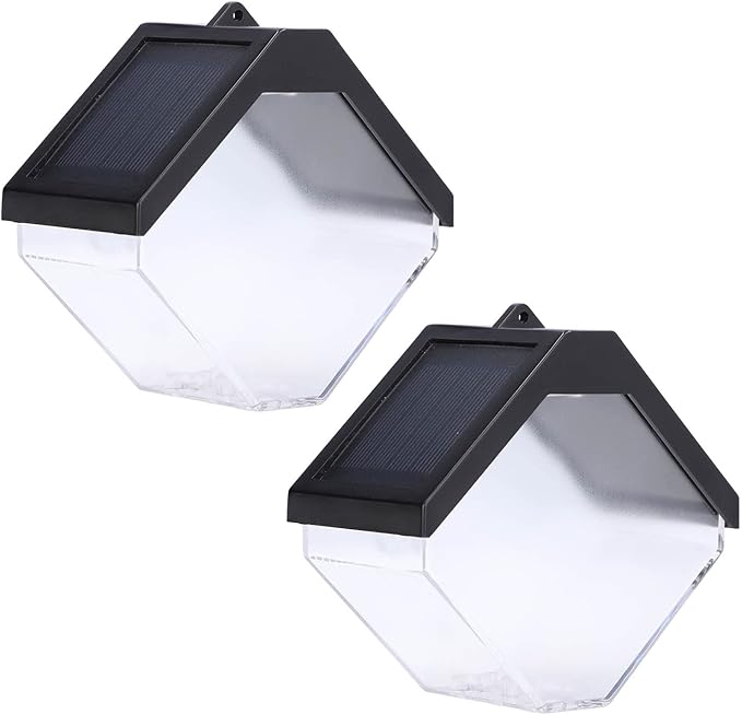 Solar Wall Lights Dual Light Modes IP55 Waterproof Long Life Time Solar Landscape Spotlights Outdoor for Garden Yard
