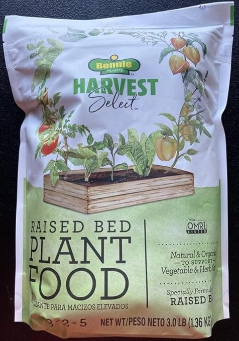 Harvest Select 3 lbs. Natural &amp Organic Raised Bed Plant Food to Support Vegetable and Herb Growth 3102306