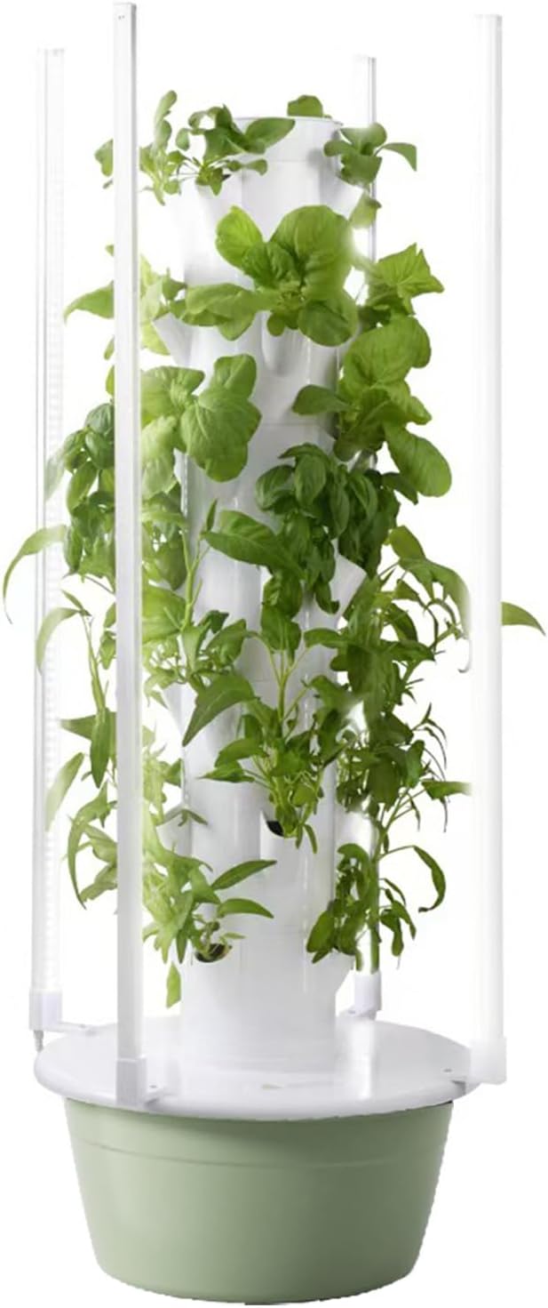 Hydroponics Tower Garden Growing Sys-TEM Indoor Hydroponics Growing System Tower Hydroponics Sys-TEM for Herbs and Vegetables 9thfloor
