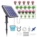 Solar Automatic Drip Irrigation Kit System 2025 Upgrade Auto Watering System Devices for Garden with Timer Plant Waterer Outdoor for Raised Bed Potted Plants Greenhouse (49FT-10 Pots)