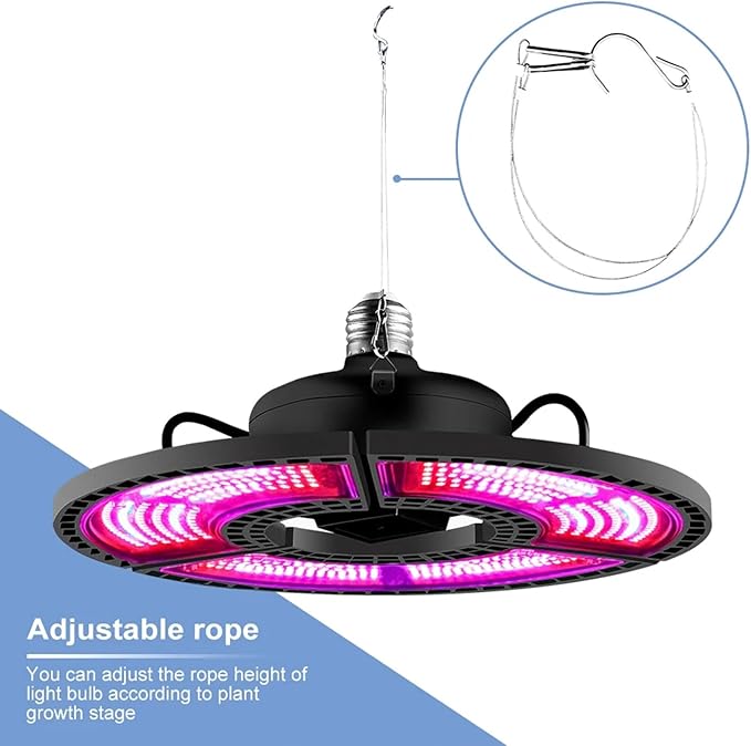 LED Grow Lights for Indoor Full Spectrum Phytolamp Indoor Flower Seeds Hydroponics Cultivation Lamp for Greenhouse Vegetable Grow Tent288 LEDs