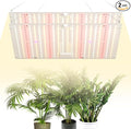 2Pcs 400W Full Spectrum Plant Grow Light UV/IR Indoor Seedings Cultivation Lights 110V Greenhouse Tent Hydroponic Sapling Vege Fruit Flower Moss Succulent Potted Moss Lighting Hanging with US Plug