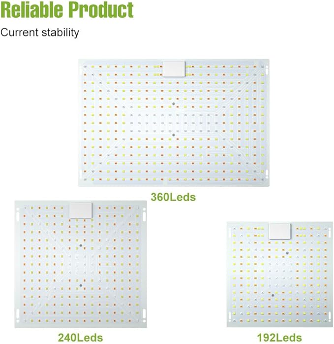 2Pcs 300W LED Full Spectrum Plant Light UV/IR Indoor Seedings Cultivation Lights 110V Greenhouse Tent Hydroponic Sapling Vege Fruit Flower Moss Succulent Potted Moss Lighting Hanging with US Plug