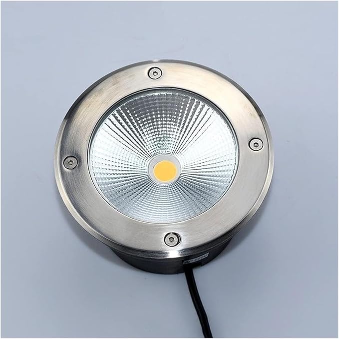10W/15W Waterproof Outdoor Recessed Ground Spotlight IP68 Landscape Lighting for Patio Pathway and Lawn