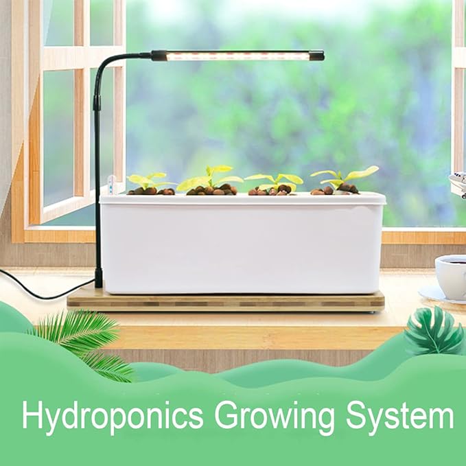 Home Indoor Kitchen Garden Hydroponics Growing System Smart LED Grow Light Kit for Both Outdoor Indoor Plants Gardening Kits for Home Kitchen