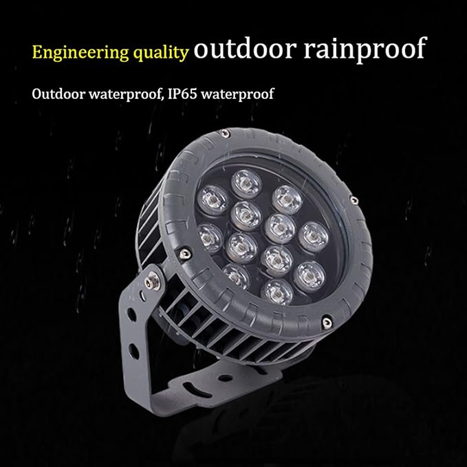 Outdoor Spotlight Low Voltage LED Landscape LightsIP66 Waterproof Site Flood Light for Yard Lawn Garden Pathway Lighting 12V 24V