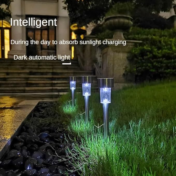 Outdoor Solar Spotlights for Lawn 3 Lighting Modes Solar-Powered Landscape Lights Suitable for Courtyard Patio Garden &amp Pathway Lighting（A Set of 10）