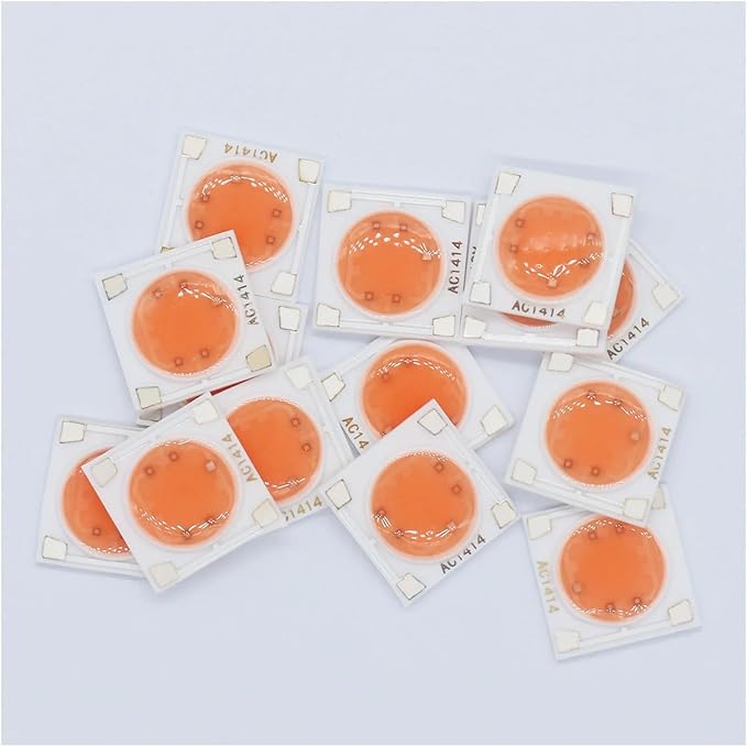 10pcs COB LED Ceramics Chip No Need Driver AC220V 3W 5W 7W 9W Lamp Bead for DIY Plant Grow Light LED Bulb Floodlight Spotlight(7W 10pcs)