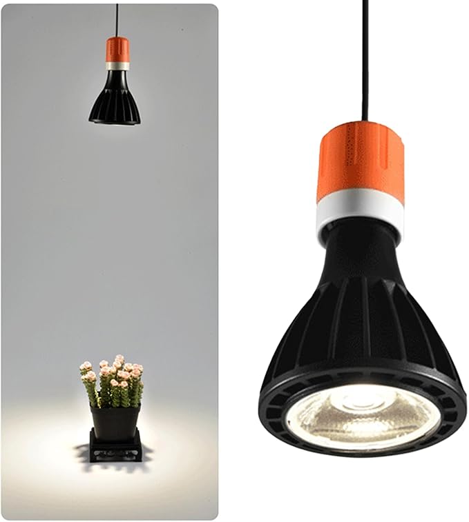 Plant Light Bulb - Grow Lamp LED Portable Full Spectrum | Energy Saving Indoor Lighting for Greenhouse Terrarium Vegetables Care Aquarium Garden Seedling Setup Flowering Growth Support