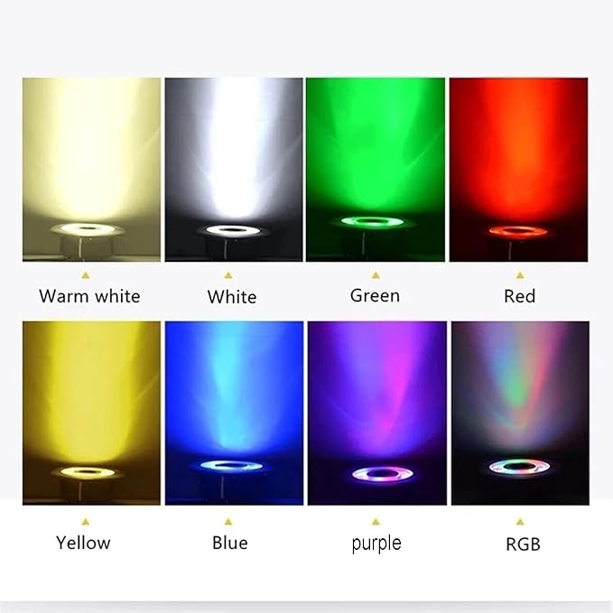 LED Landscape Lights - Outdoor Buried Lights Round Ground Lights IP67 Waterproof Recessed LED Spotlight for Deck Driveway Patio Pathway Lawn Landscape LightiRed-24W