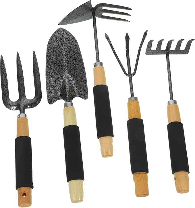 Heavy Duty Garden Tool Set for Women Complete Potting Tools Rake Trowel and Hand Rake