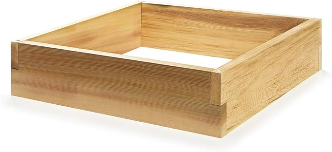 All Things Cedar RG24 2-ft Cedar Raised Garden Box Transform Your Urban Gardening Needs untreated Western Red Cedar for Planting Outdoor Plants Vegetables Fast Easy Assembly