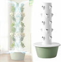 Hydroponics Growing Sys-TEM Tower with LED Light Automatic Timer Vertical Planter Hydroponics Tower Garden Growing Sys-TEM for Home School Projects Indoor Hydroponic Vegetable Tower9Layer
