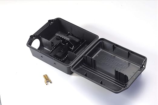 Tomcat Rodent Station Each Box Includes 1 Rodent Station with 4 Bait Securing Rods and 1 Security Key Use Indoors or Outdoors 2-Pack