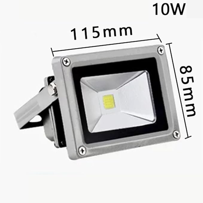 Led Floodlight - Outdoor Led Spot Lights 220V Spotlight Led Beam Light IP65 Outdoor Waterproof LED Landscape Tree Light for Outdoor Construction Searchlight(Warm White10W)