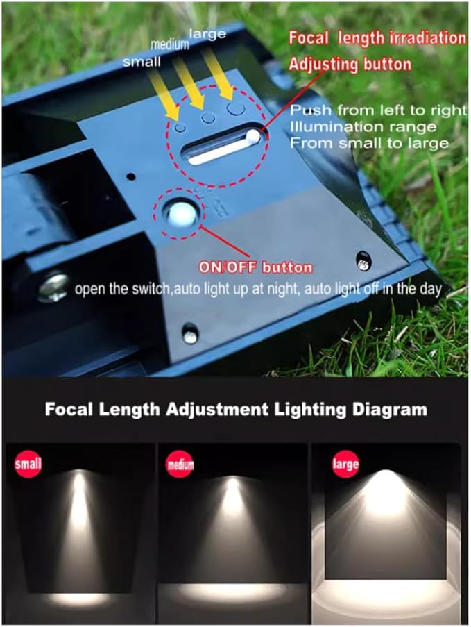 Solar Spot Light Outdoor Solar Tree LightsLandscape Lighting IP65 Waterproof for GardenWalkwayYard WarmWhite Light (2 Pack)