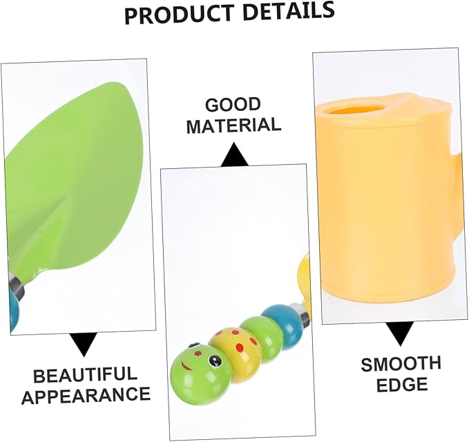 1set Boys and Girls Multi-Purpose Garden Tools Set Mini Planting Equipment for Toddlers Fun and Safe Gardening Tools for Brightly and Lightweight for Little Hands