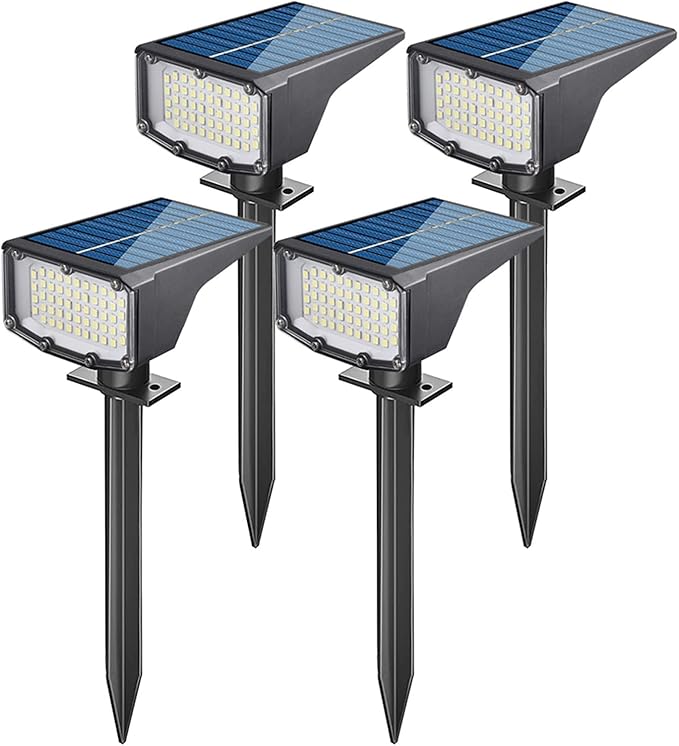 Solar Spotlight Waterproof Wall Lamp Outdoor Garden Lighting for Landscape Lights