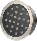 LED Ground Lights Outdoor Underground Light Waterproof IP66 Buried Spot Light AC85-110V for Pathway Driveway Deck Garden Round Landscape Lamp