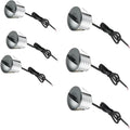 3W Mini LED Beam Spotlight Concealed Background Wall Ceiling Lamp Recessed Outdoor Landscape Lights Half Moon Anti-Glare Led Spot for Cabinets DecorateNeutral White 4000k 6pcs3W