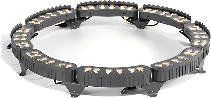 Outdoor Lights LED Low Voltage Landscape Tree Ring Lights Landscape Spotlights for Courtyards Park Lawn(Yellow LightPack of 8)