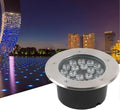 Underground Light LED - Embedded LED Underground Circular Light Panel IP67 Waterproof Stainless Steel Spotlight Low Voltage Floor Lighting Tool Suitable for Blue 15W