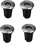 4PCS Underground Light LED 85-265V Landscape Lights IP67 Waterproof Path Light Underground Light LED Landscape In-ground Well Lights Decorative SpotlightBlue-1W