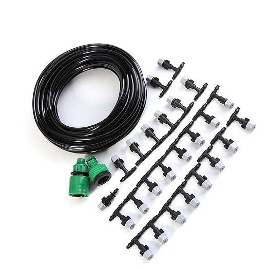 3 Set Micro Drip Watering System with Distribution Tubing Hose and Nozzle Micro Nozzle Atomization Kit Automatic Drip Irrigation Kit for Garden Yard Watering