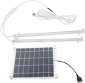 LED Plant Grow Light Strip for Balcony and Greenhouse Solar Plant Grow Light Energy Saving with 10W Double Sided Panel - Adjustable Brightness Ideal for Vegetables and (20w)